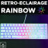 Фото #4 товара Gaming-Tastatur THE G-LAB KEYZ-HYDROGEN-W/FR 60 % weie Membran