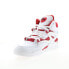 Фото #4 товара Reebok Pump Omni Zone II Mens White Leather Lifestyle Sneakers Shoes
