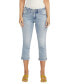 Фото #1 товара Women's Britt Low Rise Curvy Fit Capri Jeans