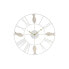 Настенное часы DKD Home Decor 39 x 3,5 x 39 cm Металл Коричневый Белый Деревянный MDF Средиземноморье Рыбы