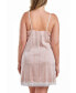 Ночное Пижама iCollection Satin Striped Chemise