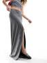 Фото #11 товара Mango tailored split front skirt on grey