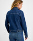 Фото #3 товара Women's Classic Denim Jacket, Created for Macy's