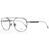 Фото #1 товара Tods Brille TO5229 014 55 Herren Silber 145mm