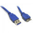 Фото #2 товара Techly ICOC-MUSB3-FL-010 - 1 m - USB A - Micro-USB B - USB 3.2 Gen 1 (3.1 Gen 1) - 5000 Mbit/s - Blue