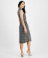 ფოტო #2 პროდუქტის Women's Printed Tie-Waist Dress, Created for Macy's