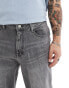 ASOS DESIGN baggy jeans with stretch in washed grey