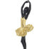 Decorative Figure Alexandra House Living Black Golden Acrylic Plastic Melamin Ballerina 10 x 9 x 30 cm