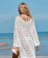 Women's Oversized Boat Neck Cut-Out Cover-Up