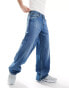 Фото #1 товара Calvin Klein Jeans loose straight jeans in dark wash