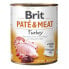 Фото #2 товара BRIT Pate And Meat With Turkey 800g Wet Dog Food