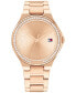 ფოტო #1 პროდუქტის Women's Quartz Rose Gold-Tone Stainless Steel Watch 36mm