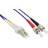 Фото #1 товара InLine Fiber Optical Duplex Cable LC/ST 50/125µm OM4 1m