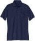 Фото #3 товара River's End Ezcare Sport Short Sleeve Polo Shirt Mens Blue Casual 3602P-NY