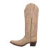 Фото #3 товара Circle G by Corral Cowhide Embroidered Snip Toe Cowboy Womens Beige Casual Boot