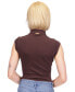 ფოტო #2 პროდუქტის Women's Funnel-Neck Sleeveless Top