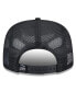 Фото #2 товара Men's Black Buffalo Bills Check Mate 9FIFTY Trucker Snapback Hat