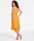 Фото #1 товара Women's Lace V-Neck Midi Dress, Created for Macy's