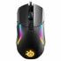 Gaming Mouse SteelSeries 62551 Black Multicolour Gaming With cable LED Lights