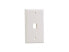 PANDUIT 1 Socket Netkey Faceplate - 1 x Socket(s) - 1-gang - White