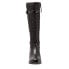 Фото #3 товара Trotters Lyra T1658-009 Womens Black Narrow Leather Zipper Knee High Boots