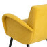 Фото #4 товара Кресло мягкое BB Home 72 х 71 х 81 см Синтетическая ткань Деревянный Жёлтый