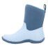 Muck Boot Muckster Ii Mid Pull On Round Toe Rain Womens Blue Outdoor Boots MM2M