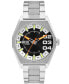 ფოტო #1 პროდუქტის Men's Scraper Quartz Stainless Steel Watch 43mm