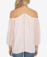 ფოტო #2 პროდუქტის Women's Off-The-Shoulder Halter Neck Blouse