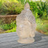 Buddha Kopf Statue 53cm bronze Polyresin