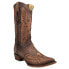 Фото #2 товара Corral Boots Distressed Tan Eagle And Embroidered Snip Toe Cowboy Mens Brown Ca