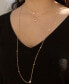 ფოტო #2 პროდუქტის Triple Layered Crystal Detailed Women's Necklace