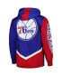 Men's Royal Philadelphia 76ers Undeniable Full-Zip Windbreaker Jacket Синий, 2XL - фото #2