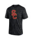 Фото #3 товара Men's Black USC Trojans Camo Logo T-shirt