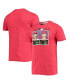 ფოტო #2 პროდუქტის Men's Shohei Ohtani & Mike Trout Heathered Red Los Angeles Angels MLB Jam Player Tri-Blend T-shirt