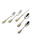 Фото #1 товара 18/10 Baroque Part gold 20-PC Flatware Set, Service for 4