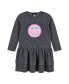 Toddler Girls Toddler/Child Hacci Dress w/Sequin Graphic