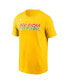 Фото #3 товара Men's Gold San Diego Padres City Connect Wordmark T-shirt