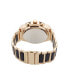 Men's Brushed Gold-Tone Metal Bracelet Watch 52mm