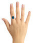 ფოტო #2 პროდუქტის London Blue Topaz (4-1/4 ct. t.w.) and Diamond (1/4 ct. t.w.) Ring in 14K White Gold