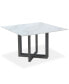 Фото #3 товара Emila 48" Square Sintered Stone Mix and Match Dining Table, Created for Macy's