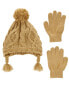 Фото #1 товара Kid 2-Pack Trapper Hat & Gloves 4-7