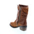 Фото #6 товара A.S.98 Callhoun A22208-101 Womens Brown Leather Zipper Casual Dress Boots 7