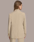 ფოტო #2 პროდუქტის Women's Pinstripe One-Button Blazer