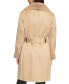 ფოტო #2 პროდუქტის Women's Belted Notched-Collar Faux-Shearling Coat, Created for Macy's