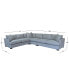 Фото #9 товара Nightford 143" 4-Pc. Fabric L Sectional, Created for Macy's