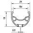 Фото #4 товара SXT 388599 Neuro Disc 2R QR 6B 26´´ MTB rear wheel