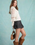 Фото #4 товара Miss Selfridge lace frill top in ivory