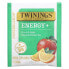 Twinings, Superblends, Energy с витамином B6, зеленый чай с цитрусовыми и яблоками, 16 чайных пакетиков, 29 г (1,02 унции)