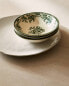 Фото #1 товара Floral earthenware bowl